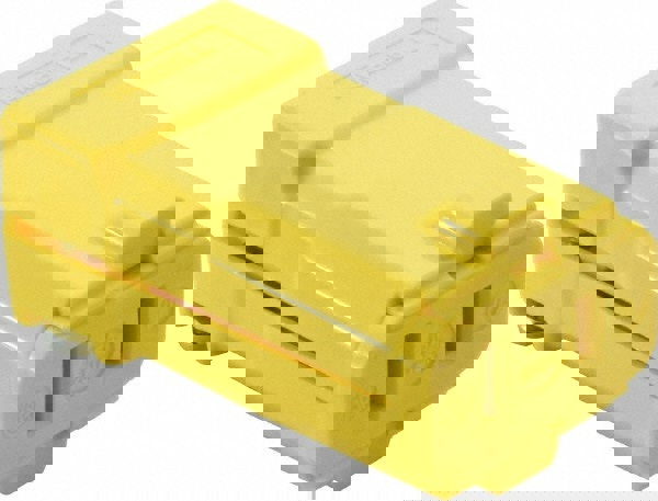 Straight Blade Connector: 1-15R, 125VAC, Yellow